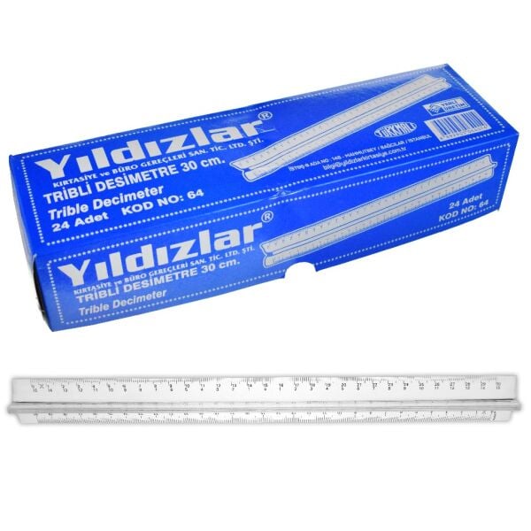 YILDIZLAR TRİBLİ DESİMETRE 30 CM NO:64
