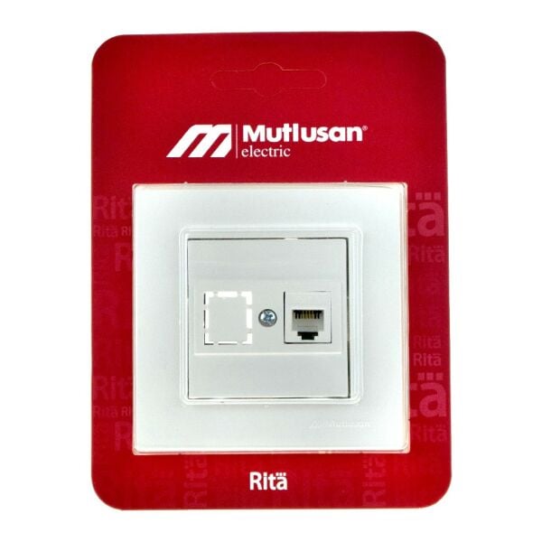 MUTLUSAN RİTA TELEFON PRİZİ BEYAZ