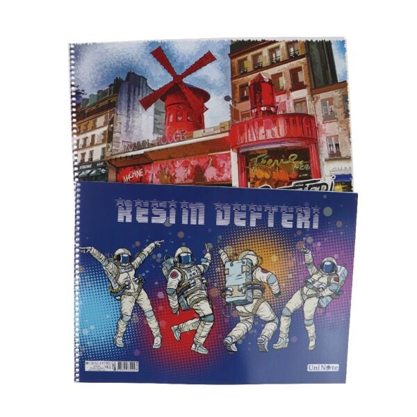 ÇINAR SPİRALLİ RESİM DEFTERİ 15YP 24*34 33000