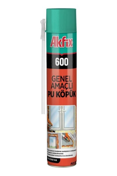 AKFİX 600 PU PİPETLİ KÖPÜK 600GR FA006