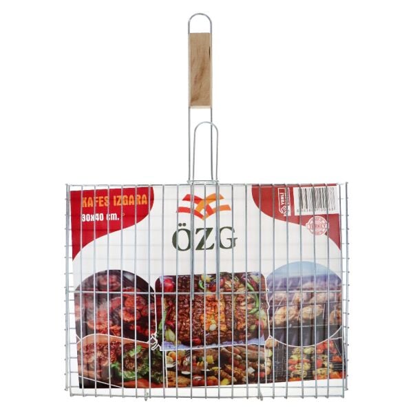ÖZG 30*40 AHŞAP SAPLI KAFESLİ IZGARA PK:12