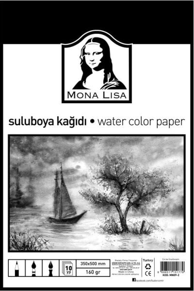 SÜDOR MONALİSA SULU BOYA KAĞIT 35*50 60 GR 10 LU MN09-2