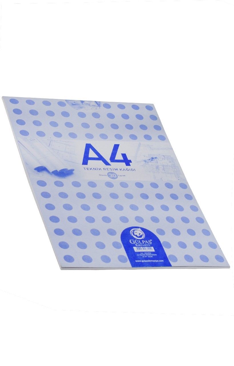 GÜLPAŞ MİLİMETRİK DEFTERİ MAVİ A-4 30 YP.21X30 145