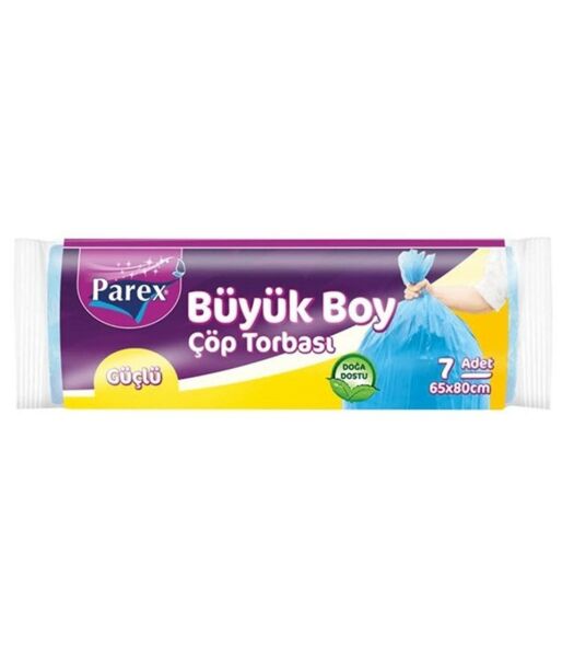 PAREX EKONOMİK ÇÖP TORBASI BÜYÜK BOY 10 AD(65X80)