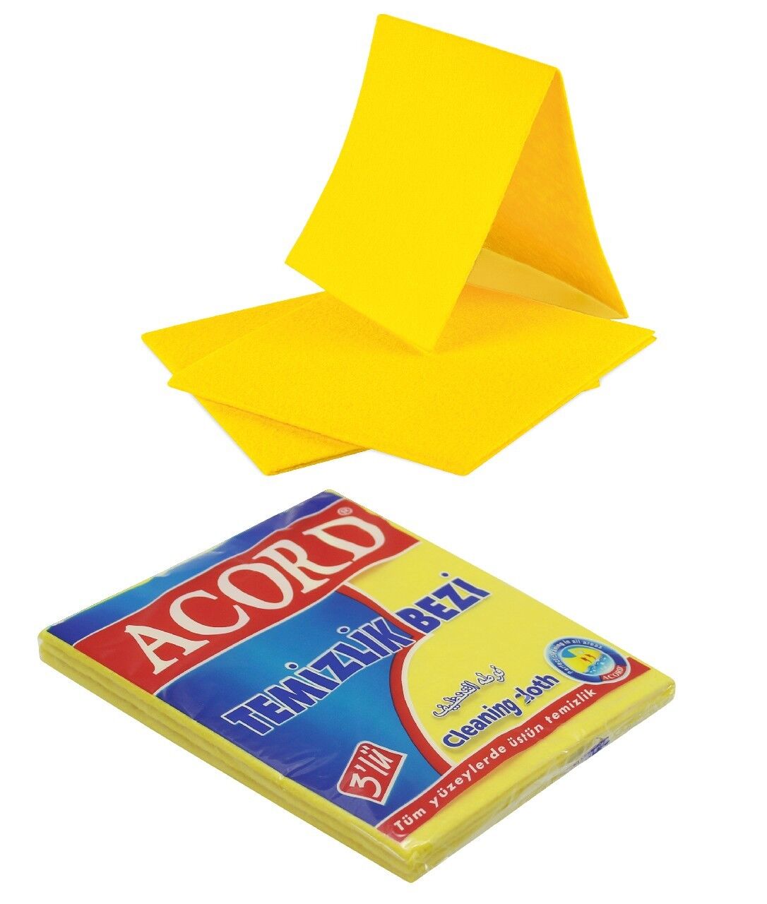 ACORD TEMİZLİK BEZİ 3LÜ 504