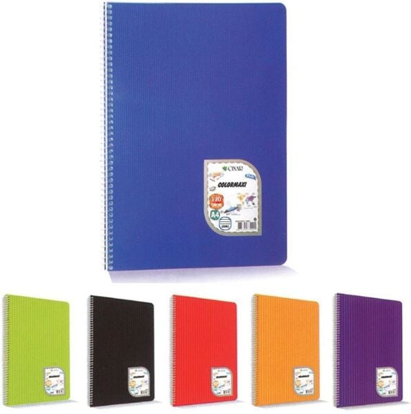 ÇINAR COLORMAXI A5 SP.PP KAPAK 96 YP. ÇİZGİLİ 73504