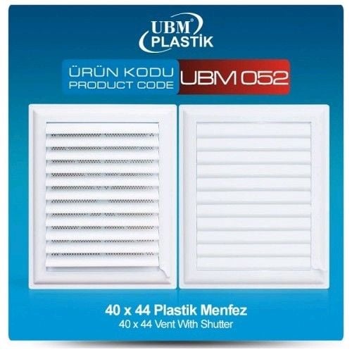 UBM052 40*44 PLASTİK MENFEZ