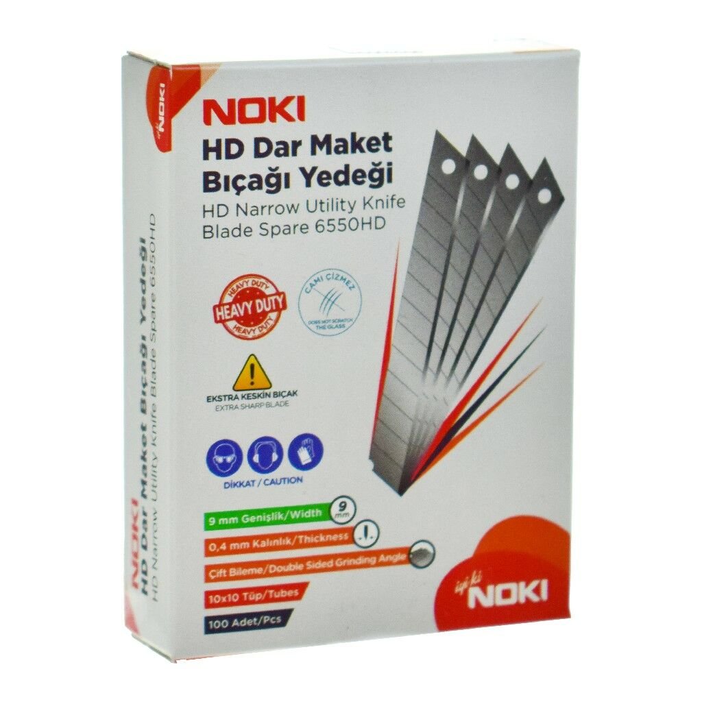 NOKİ HD DAR MAKET BIÇAĞI YEDEĞİ 9MM 6550HD