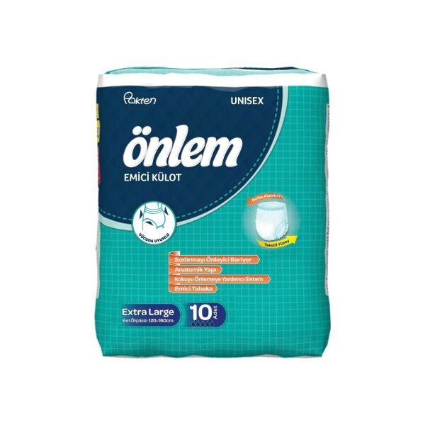 ÖNLEM HASTA BEZİ EMİCİ KÜLOT 10 LU KÜÇÜK LARGE