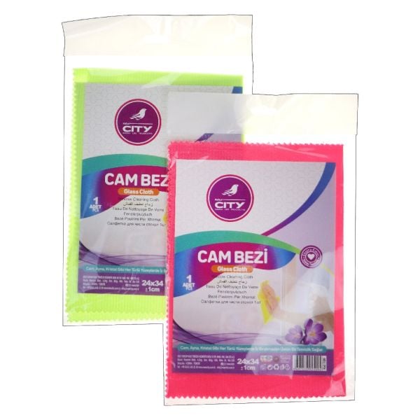NEW CITY CAM TEMİZLEME BEZİ TEKLİ T-509