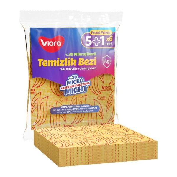 VİORA TEMİZLİK BEZİ 6 LI VRP-317