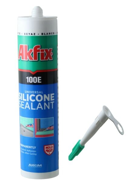 AKFİX 100E 280ML SİLİKON BEYAZ SA042