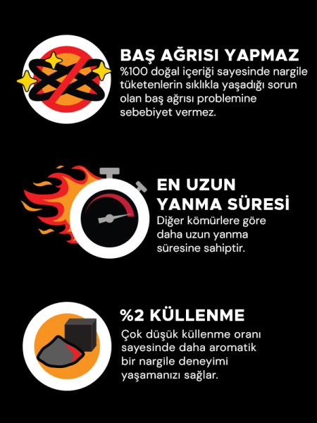 VOLKANİK NARGİLE KÖMÜRÜ HİNDİSTAN CEVİZİ 26MM 1 KG