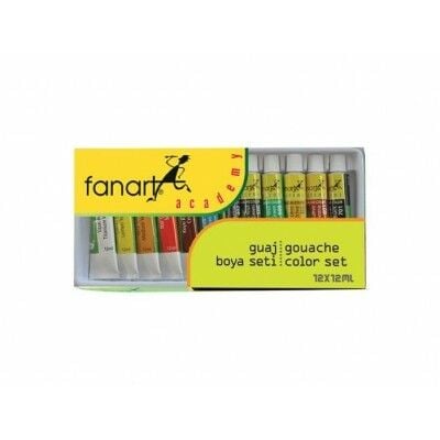 FANART ACADEMY GUAJ BOYA SETİ 12*12 ML