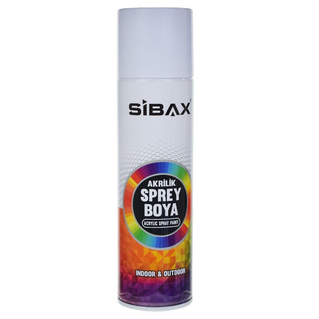 SİBAX AKRİLİK SPREY BOYA 250ML TRAFİK KIRMIZI RAL3020