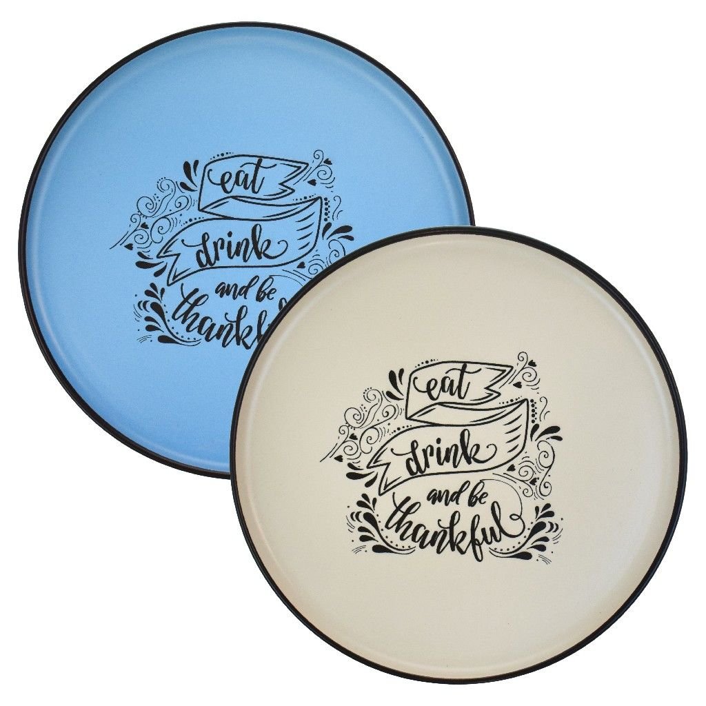 KERAMİKA NORDİC SERVİS TABAK MOTTO  28 CM