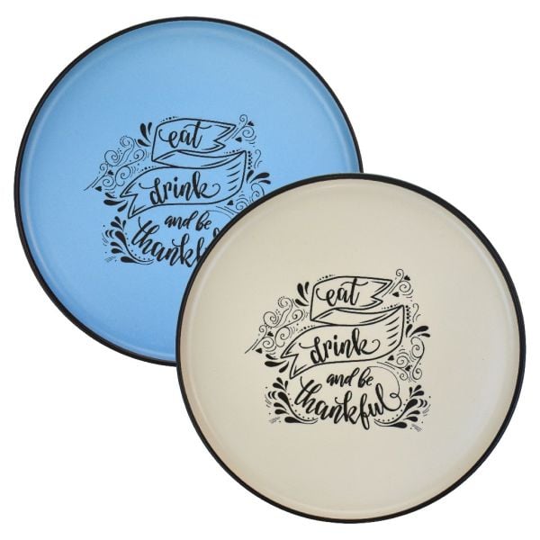 KERAMİKA NORDİC SERVİS TABAK MOTTO  28 CM