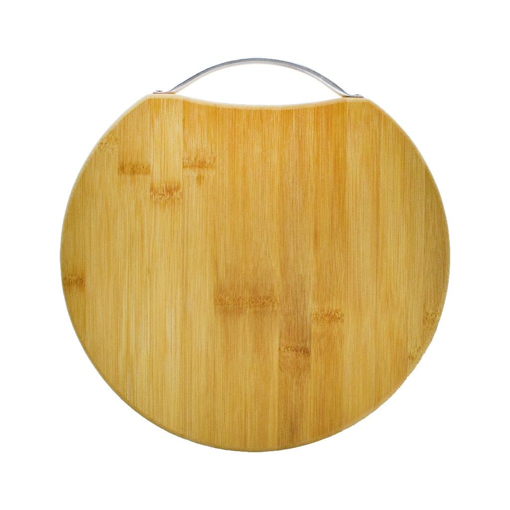 BALSA BAMBU YUVARLAK SUNUM TAHTASI 28*28 CM BEK-202
