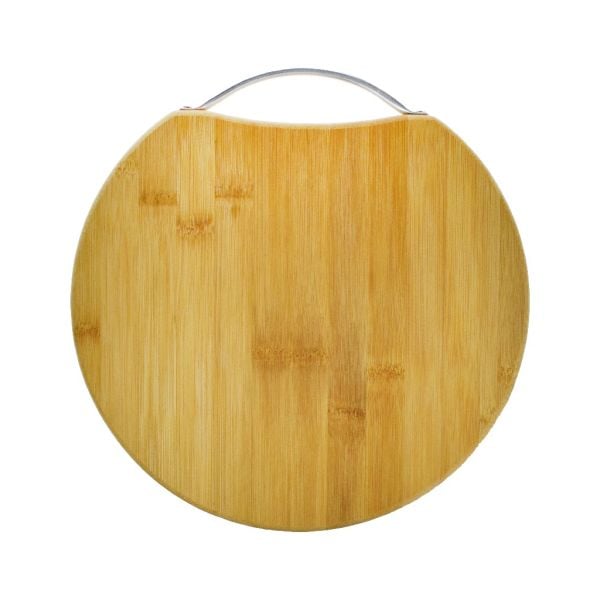 BALSA BAMBU YUVARLAK SUNUM TAHTASI 28*28 CM BEK-202