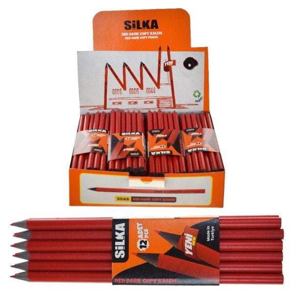 SİLKA DARK RED COPY KIRMIZI KALEM ART.626