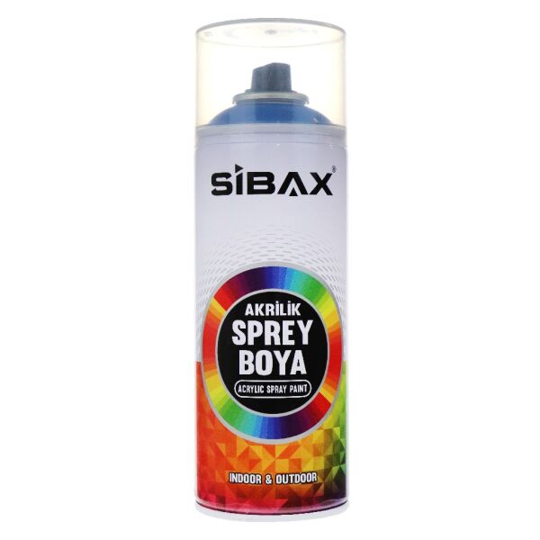 SİBAX AKRİLİK SPREY BOYA 400ML BONCUK MAVİ RAL5017