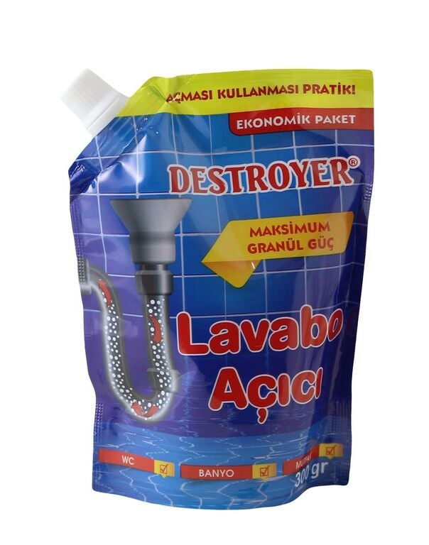 DESTROYER GRANÜL LAVABO AÇICI 300 GR