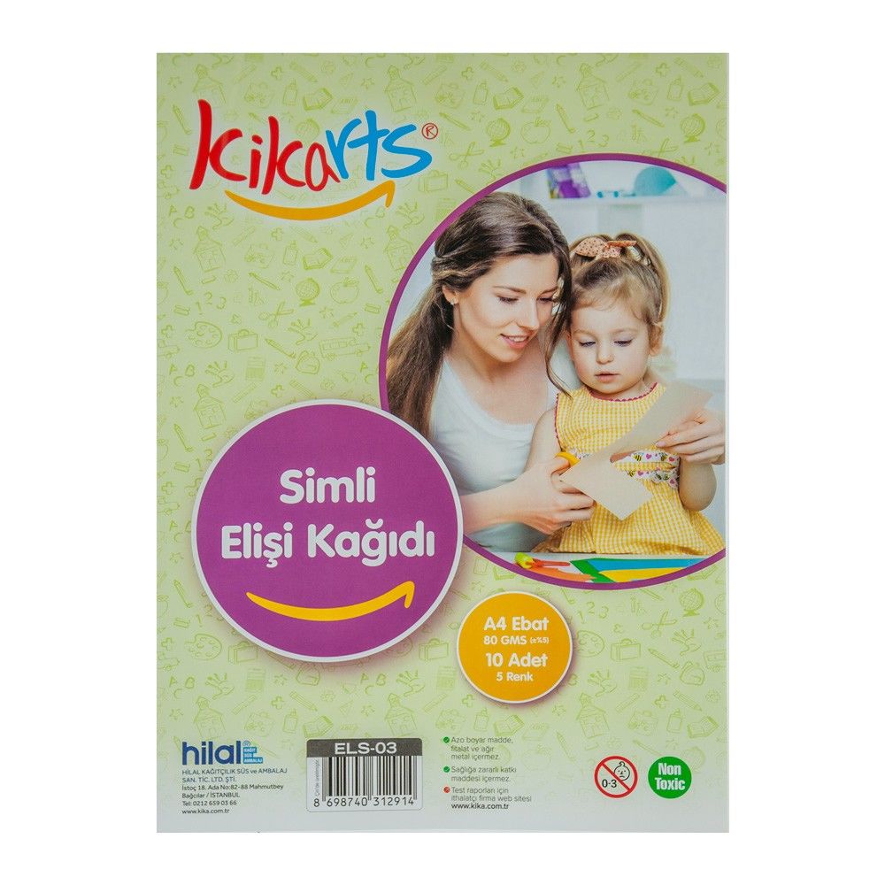 KİKA SİMLİ ELİŞİ KAĞIDI 10LU A4 ELS03
