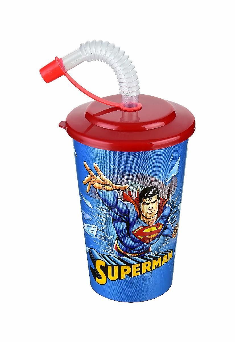 TUFFEX SUPERMAN KAPAKLI PİPETLİ BARDAK TP 513-51