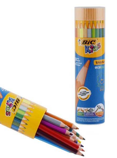 BİC METAL TÜP 24+1 EVO KURU BOYA