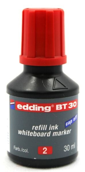 EDDİNG 30 ML MÜREKKEP KIRMIZI E-BT30