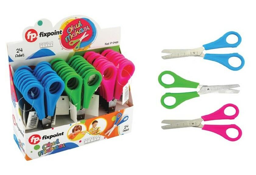 FİXPOİNT DÜZ OKUL MAKASI 24 LÜ P-0469