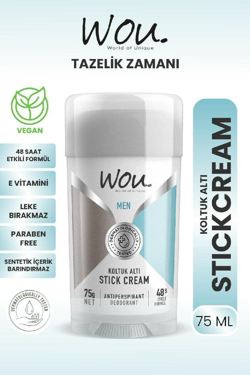 WOU KOLTUK ALTI STICK CREAM 75 GR ERKEK