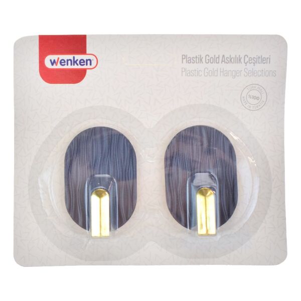 WENKEN PLASTİK GOLD ASKILIK YUVARLAK UR-3422
