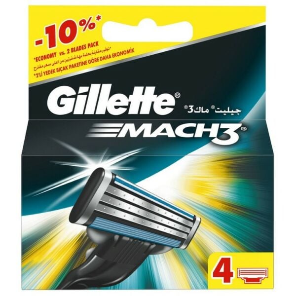 GİLLETTE MACH3 4LÜ YEDEK JİLET