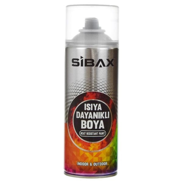 SİBAX ISIYA DAYANIKLI BOYA 400ML SİYAH 0341