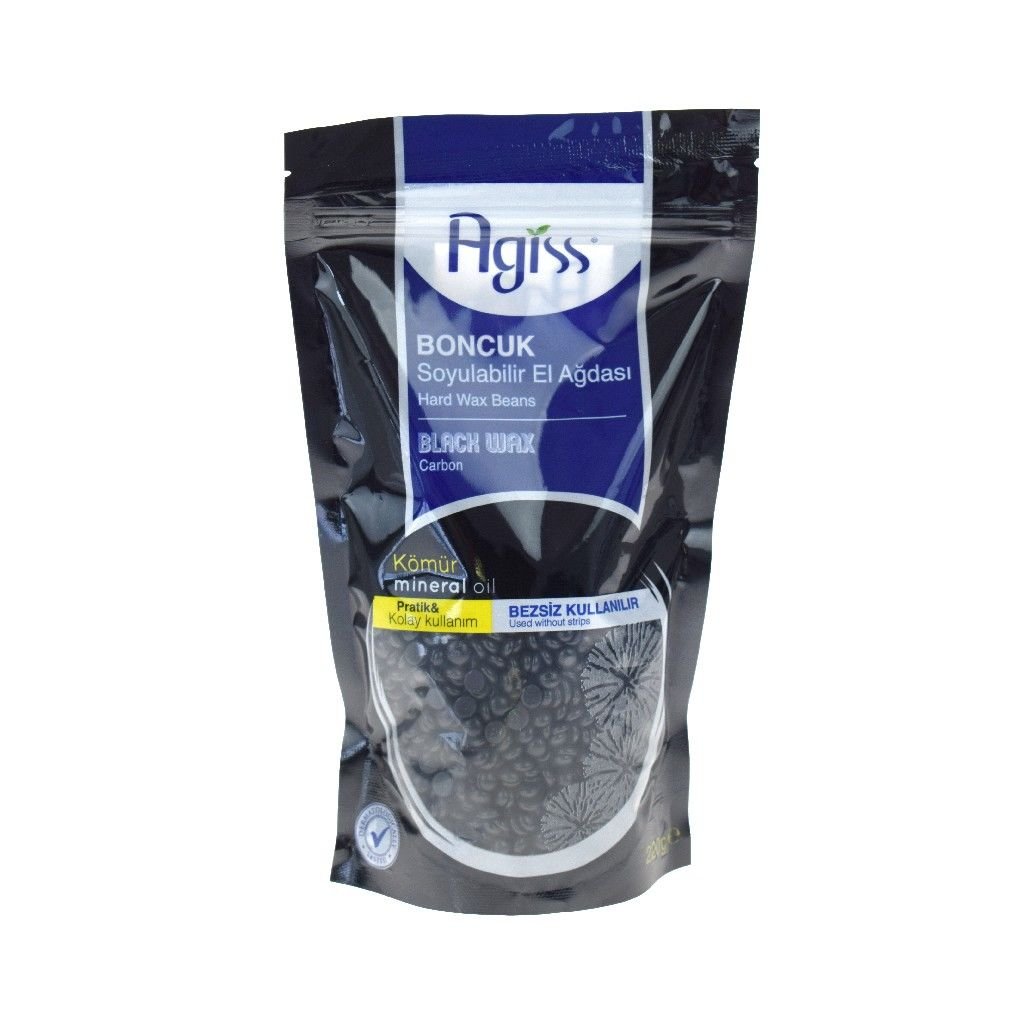 AGİSS SİR AĞDA BONCUK 220GR CARBON SİYAH