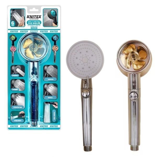 KNITEX 5-K AYARLI TURBO FANLI DUŞ BAŞLIĞI KTX-2999