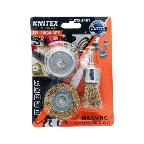 KNITEX C-6 SAÇAK FIRÇA 3LÜ SET KTX-2491