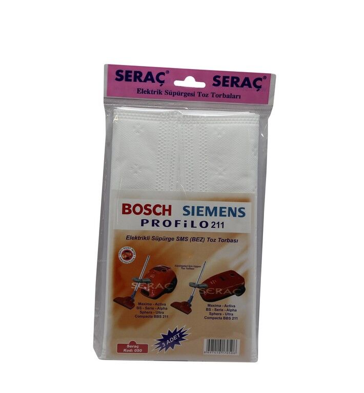 SERAÇ BEZ SÜPÜRGE TORBASI BOSCH SIEMNS. PRF. NO:050