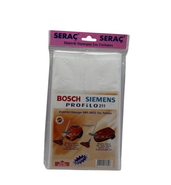 SERAÇ BEZ SÜPÜRGE TORBASI BOSCH SIEMNS. PRF. NO:050