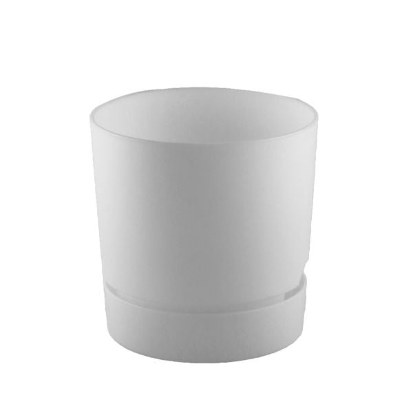 POLİWORK BEGONYA SAKSI BEYAZ 18CM