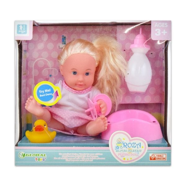 KUTUDA ROZA ALTINI ISLATAN BEBEK 23 CM GL100637