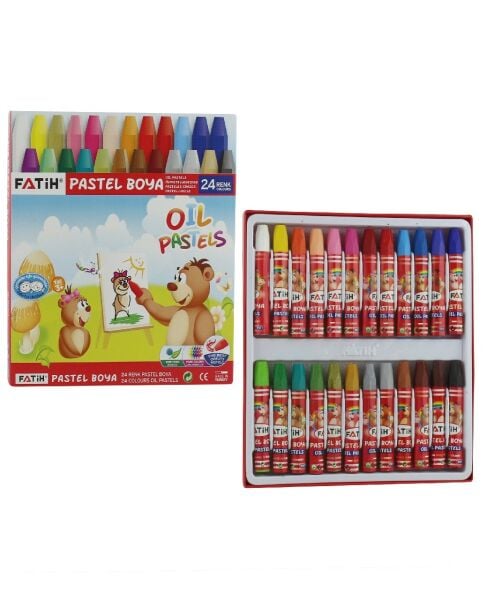 FATİH PASTEL BOYA 24 RENK KING