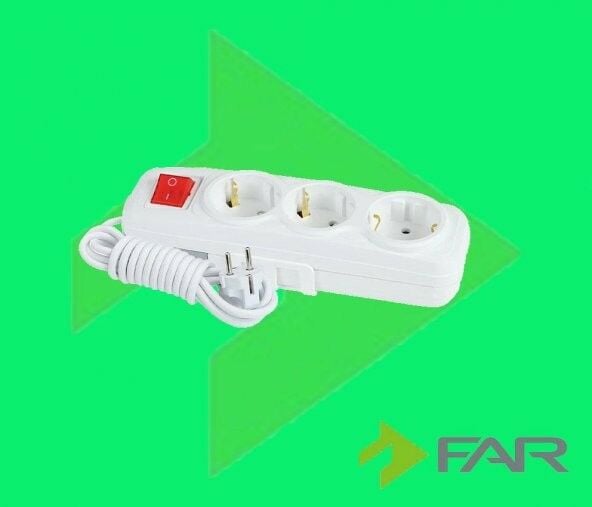 FAR LARA 3 LÜ ANAHTARLI GRUP PRİZ 5 MT 15131105