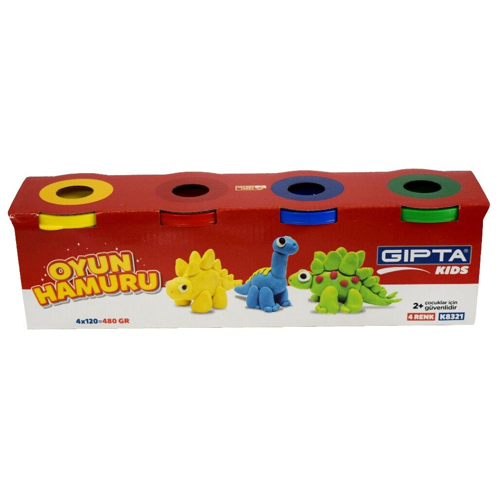 GIPTA OYUN HAMURU 4 RENK 4*120 GR