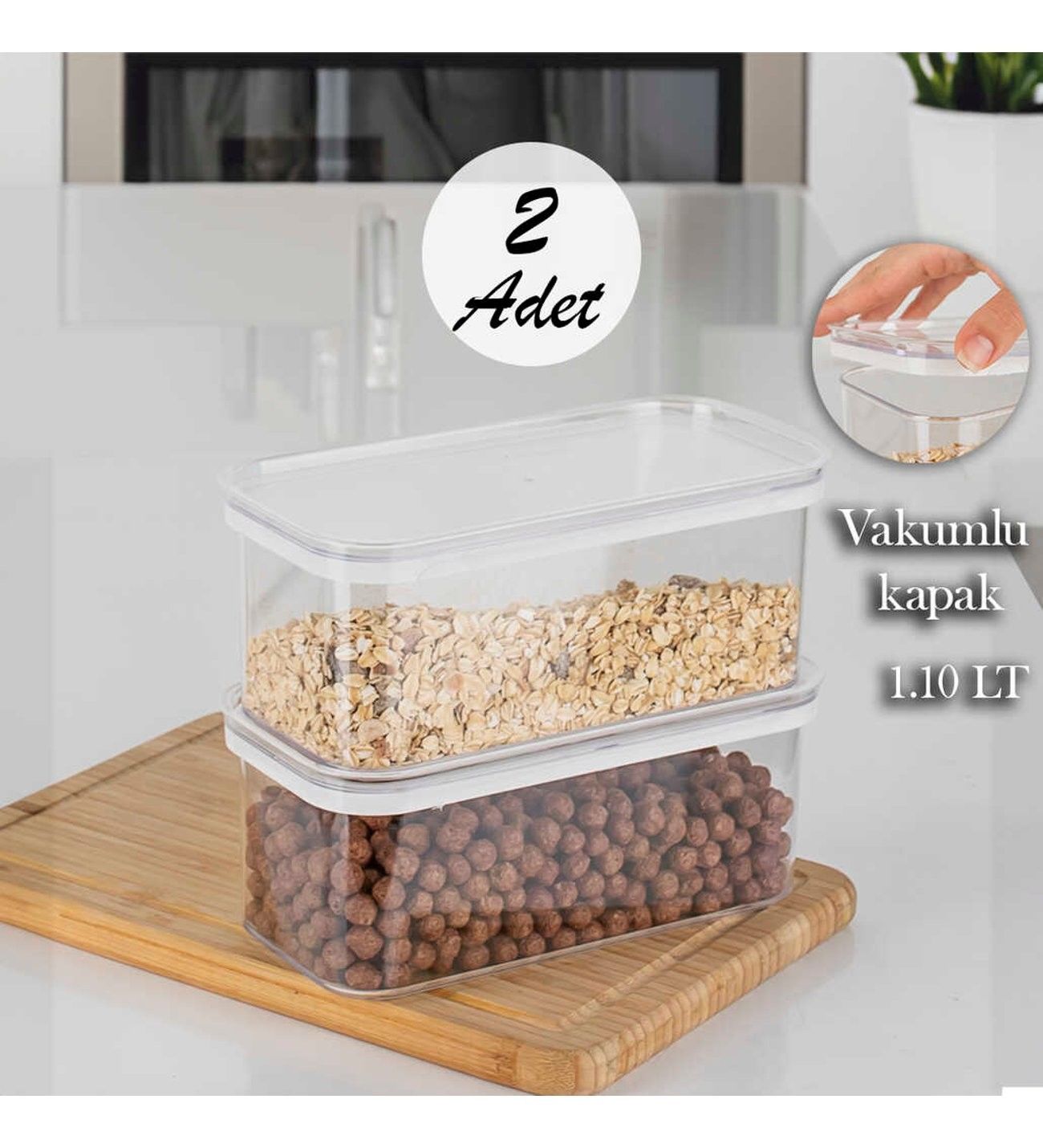 ORGANİZERS SPLAY DİKDÖRTGEN ERZAK KABI 1,1LT ORG-420