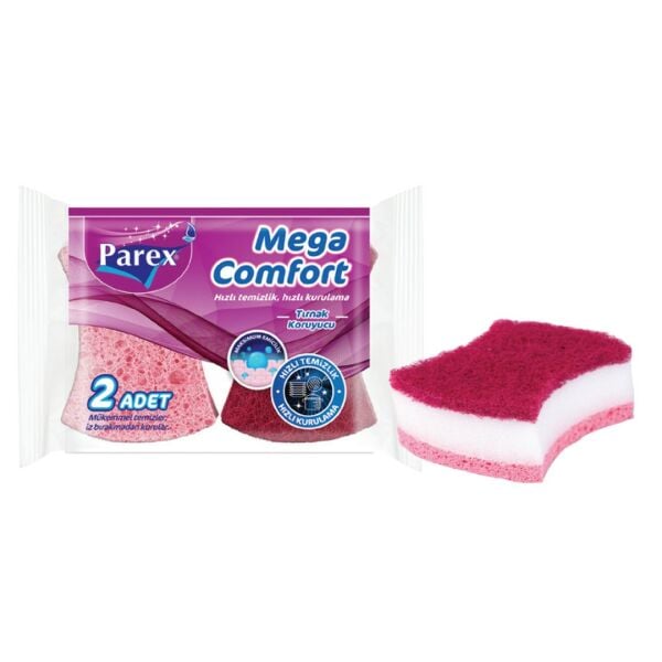PAREX MEGA COMFORT SÜNGER OLUKLU 2 Lİ