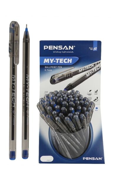 PENSAN MY-TECH TÜKENMEZ KALEM MAVİ 60LI