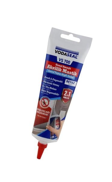 VODASEAL VS700 AKRİLİK MASTİK BEYAZ 400GR