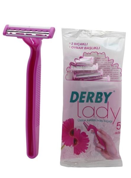 DERBY LADY 2 BIÇAKLI JİLET 5Lİ POŞET